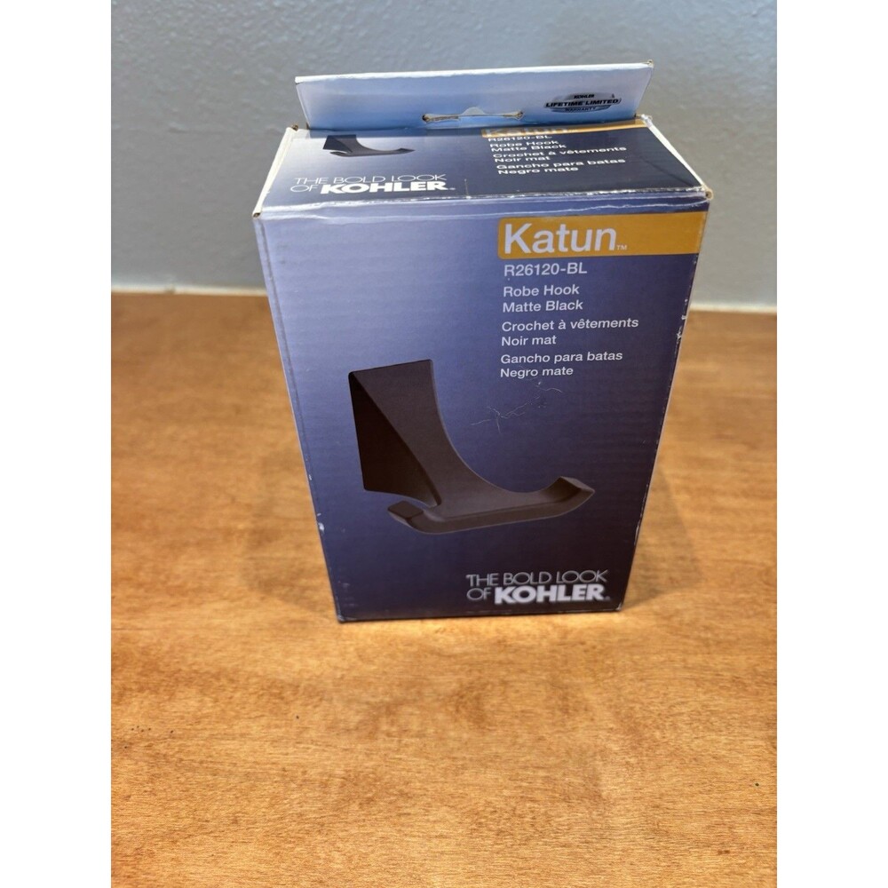 Kohler Katun Robe Hook in Matte Black